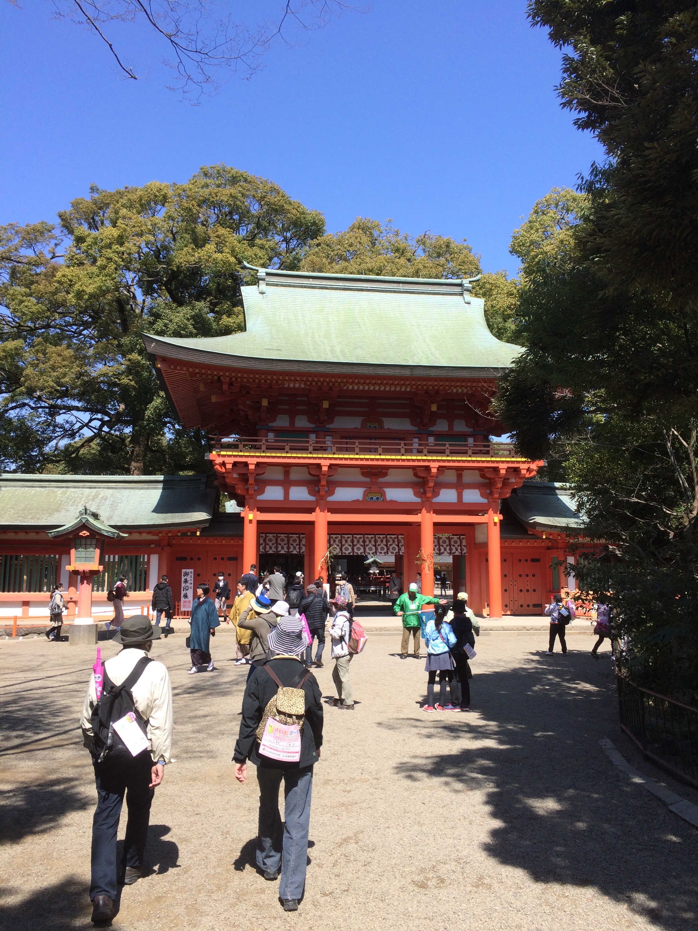 氷川神社　桜門